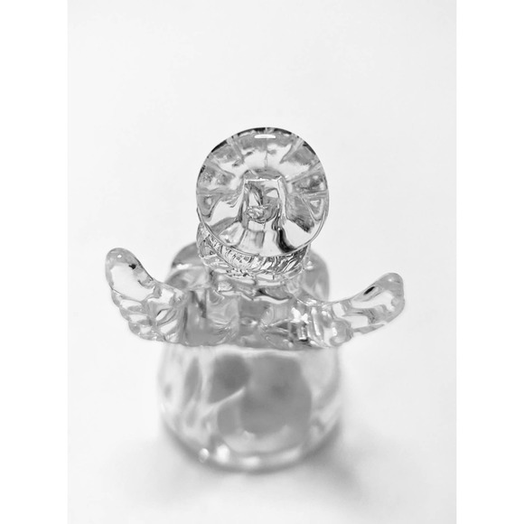 Vintage Mikasa Germany Crystal Angel Christmas Ornament Figurine Heavenly Music - Picture 3 of 6